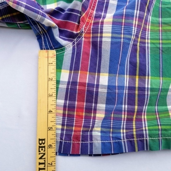 POLO RALPH LAUREN- Mens Size Large/Tall LT Plaid Swim Trunks Lined Board Shorts - Picture 14 of 14